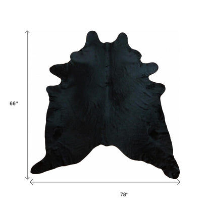 5' X 6' Natural Cowhide Handmade Area Rug