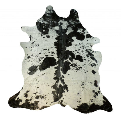 6' X 7' Natural Cowhide Handmade Area Rug