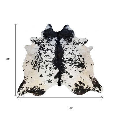 6' X 7' Natural Cowhide Handmade Area Rug