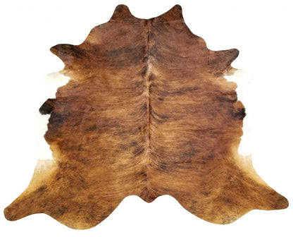 6' X 7' Natural Cowhide Handmade Area Rug