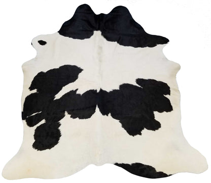 6' X 7' Natural Cowhide Handmade Area Rug