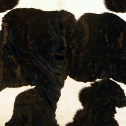 6' X 7' Natural Cowhide Handmade Area Rug