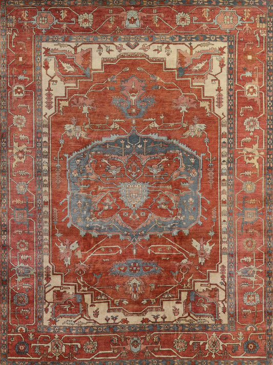 EXQUISITE RUGS   Hand-Knotted Rectangle    - 3347-8'X10'