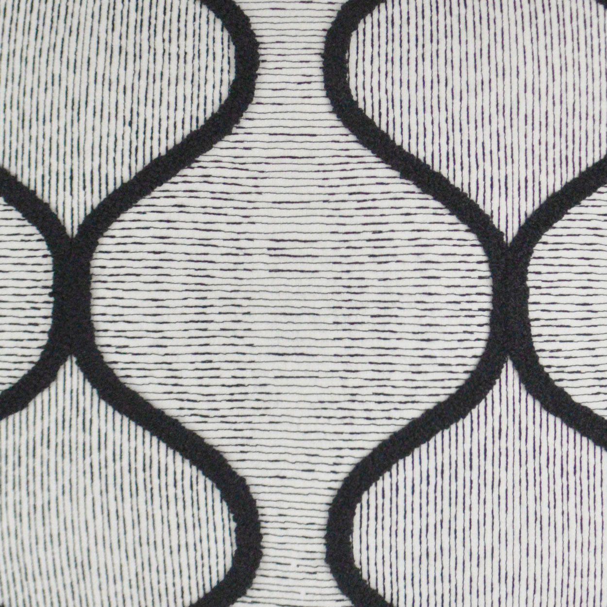 D.V. KAP HOME 3348-YARD Gradient Fabric Global  Black, White   - Gradient