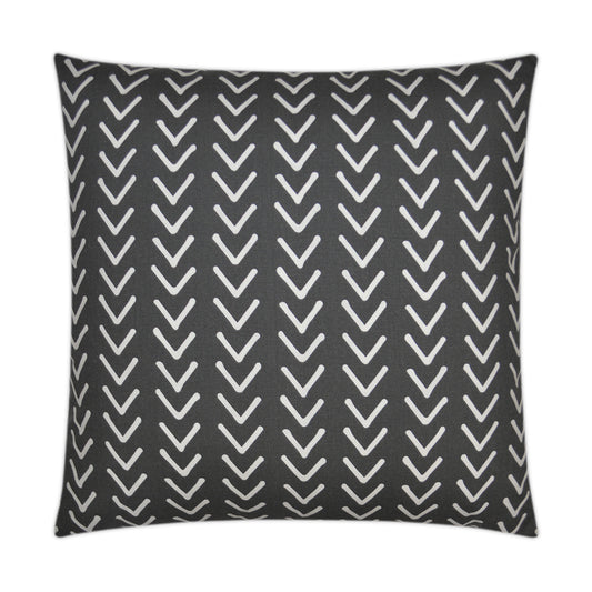 D.V. KAP HOME   24" x 24" Boheme Pillow - Birch Farmhouse, Chevron    - 3351-B-2424