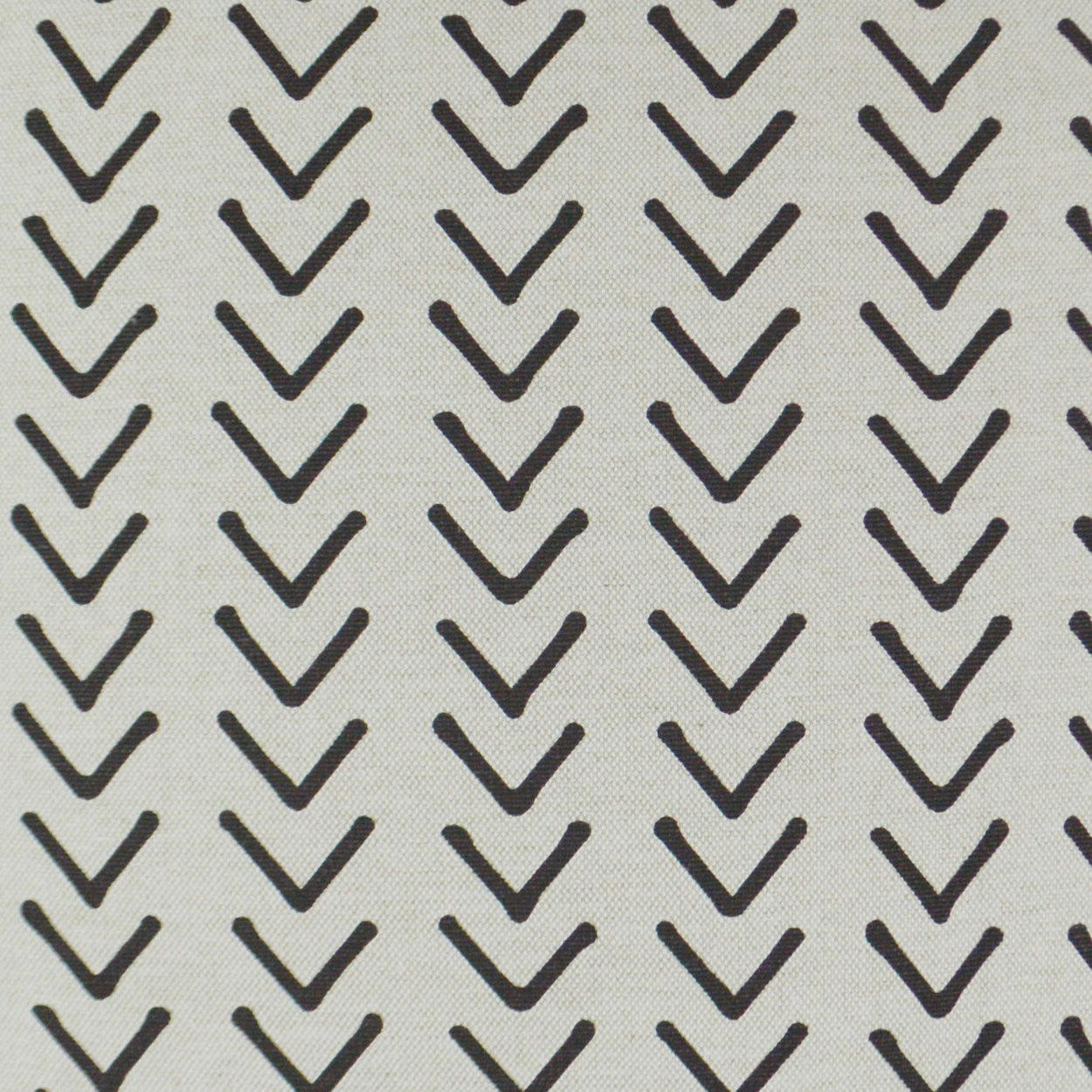 D.V. KAP HOME 3351-F-YARD Boheme Fabric - Flax Farmhouse, Chevron  Black, White   - Boheme