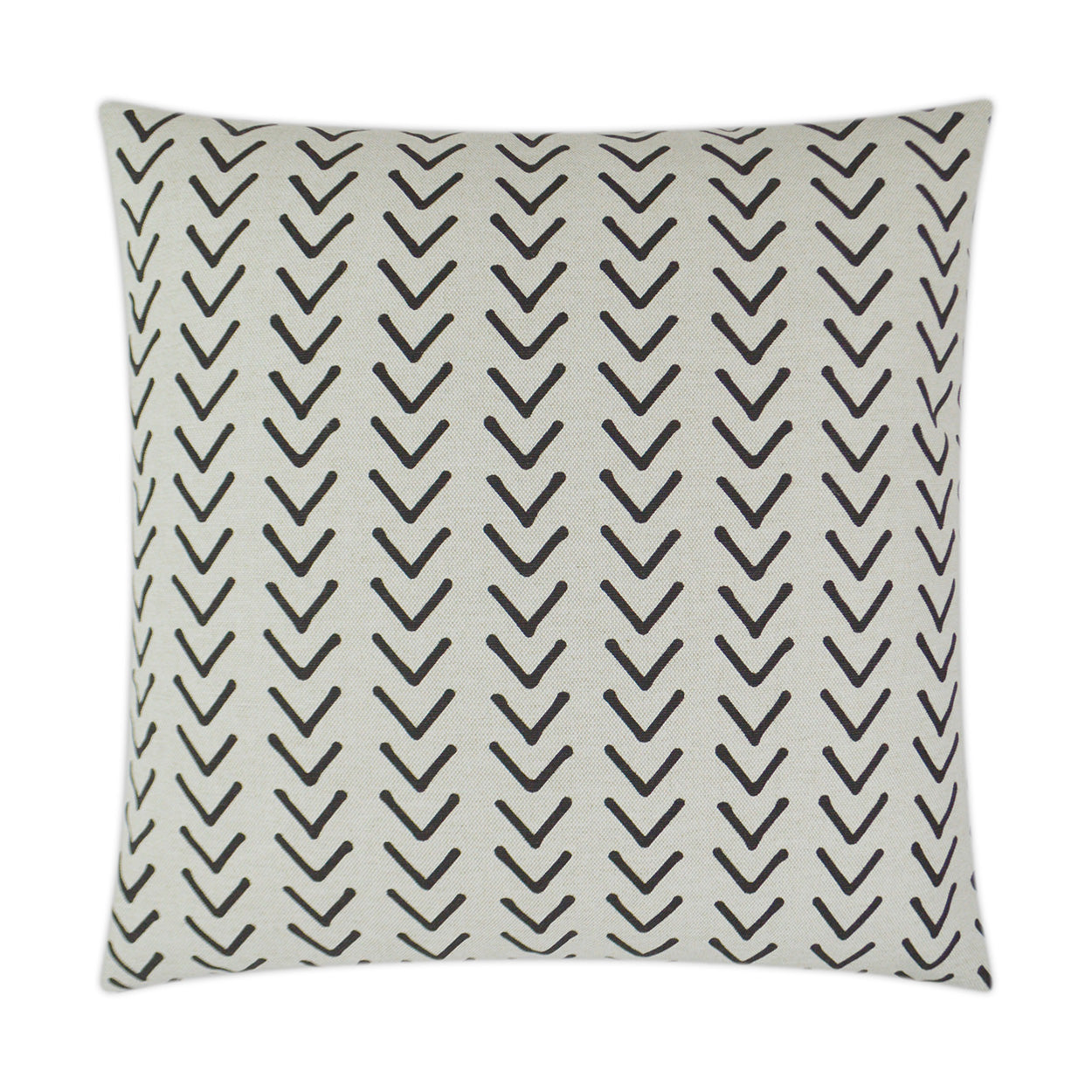 D.V. KAP HOME   24" x 24" Boheme Pillow - Flax Farmhouse, Chevron    - 3351-F-2424