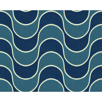 KRAVET DESIGN INDOOR / OUTDOOR GEOMETRIC BLUE,LIGHT BLUE,WHITE   - 33512.5.0