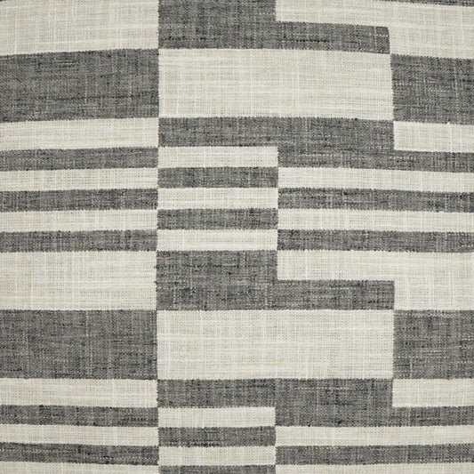 D.V. KAP HOME 3354-M-YARD Piano Fabric - Meteorite Modern  Ivory, Grey   - Piano