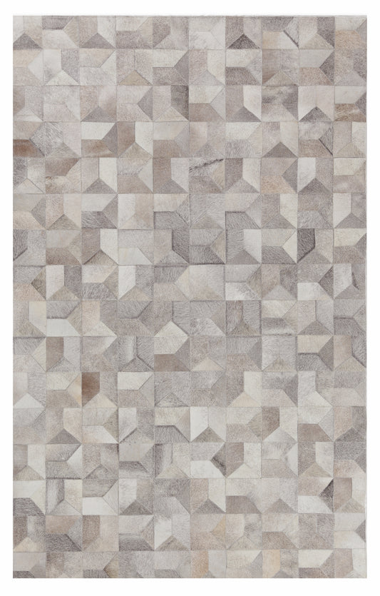 EXQUISITE RUGS   Natural Hide Indoor Hand Stitched    - 3355-5'X8'