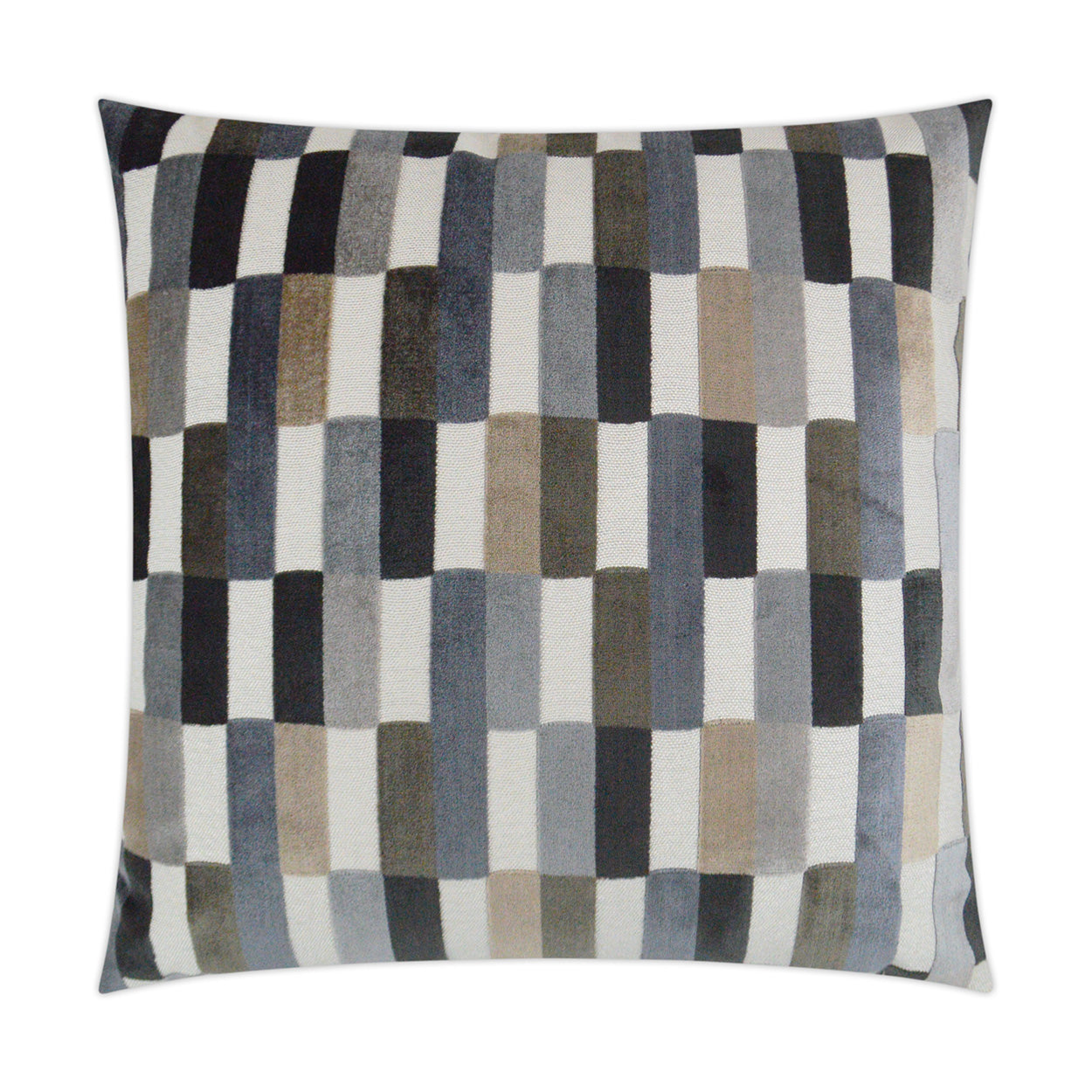 D.V. KAP HOME   24" x 24" Mod Pop Pillow - Granite Modern, Geometric    - 3358-G-2424