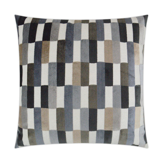 D.V. KAP HOME   24" x 24" Mod Pop Pillow - Granite Modern, Geometric    - 3358-G-2424