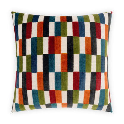 D.V. KAP HOME   24" x 24" Mod Pop Pillow - Jewel Modern, Geometric    - 3358-J-2424