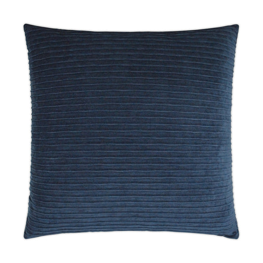 D.V. KAP HOME   24" x 24" Pleatte Pillow - Blue Solid    - 3359-B-2424