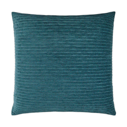 D.V. KAP HOME   24" x 24" Pleatte Pillow - Peacock Solid    - 3359-P-2424