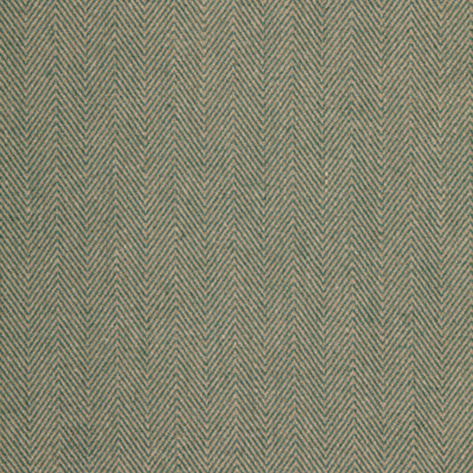 SCHUMACHER  OPULENT TEXTURES PRESTON LINEN CHEVRON PATTERN WOVENS PATTERN WOVENS TEAL   - 3359034