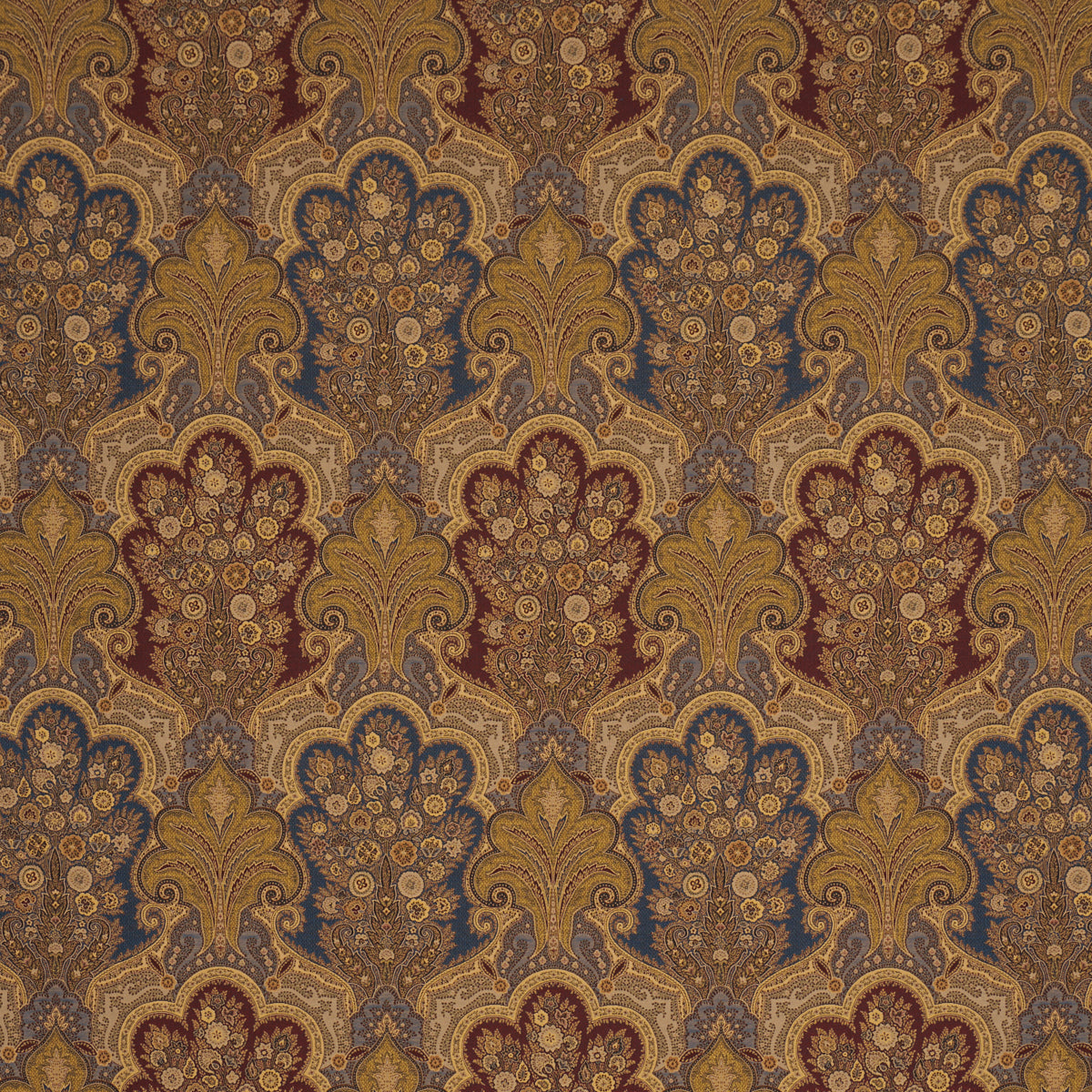 SCHUMACHER  CHROMA NEW CASTLE PAISLEY PATTERN WOVENS,HIGH PERFORMANCE PATTERN WOVENS,HIGH PERFORMANCE INDIGO   - 3362044