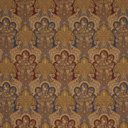 SCHUMACHER  CHROMA NEW CASTLE PAISLEY PATTERN WOVENS,HIGH PERFORMANCE PATTERN WOVENS,HIGH PERFORMANCE INDIGO   - 3362044