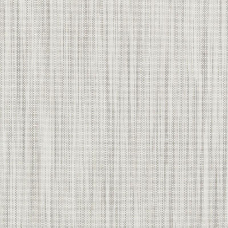 Light gray woven fabric with subtle vertical stripes and linen-like texture; versatile for upholstery or drapery.