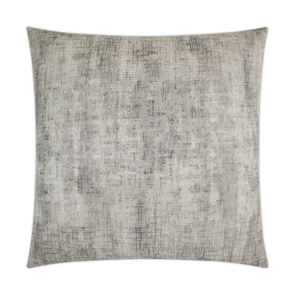 D.V. KAP HOME   24" x 24" River Grass Pillow - Flint Transitional, Abstract    - 3363-F-2424