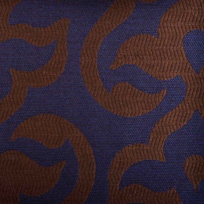 Duralee 15450 | 108-Blue/Brown  Upholstery Fabric    - 336364