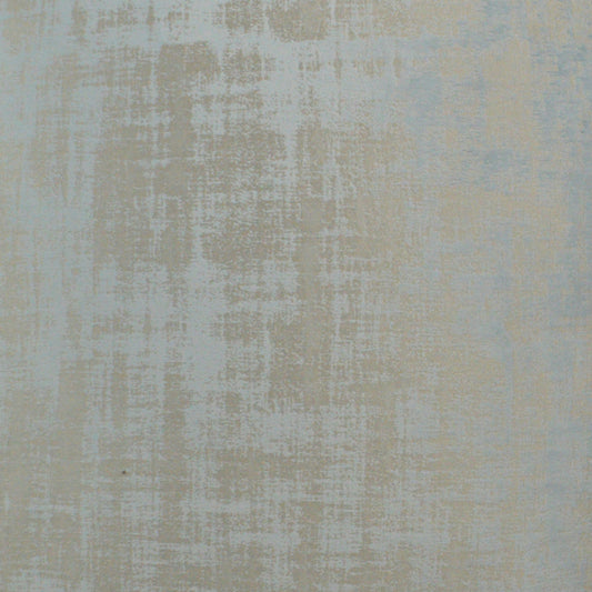 Beige and pale blue brushed fabric texture with abstract taupe pattern; versatile upholstery or drapery swatch.