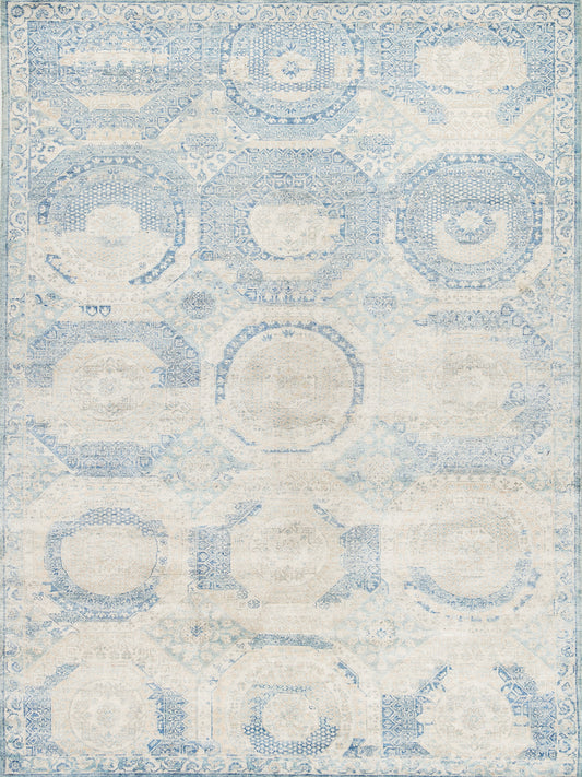 EXQUISITE RUGS   Hand-Knotted Rectangle    - 3371-6'X9'