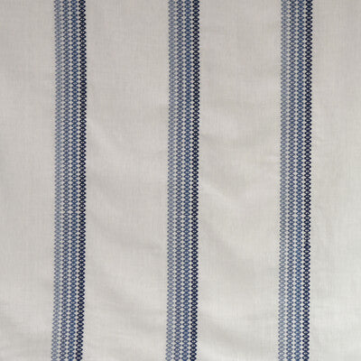 KRAVET COUTURE EMBROIDERY STRIPES WHITE,BLUE,   - 33743.5.0