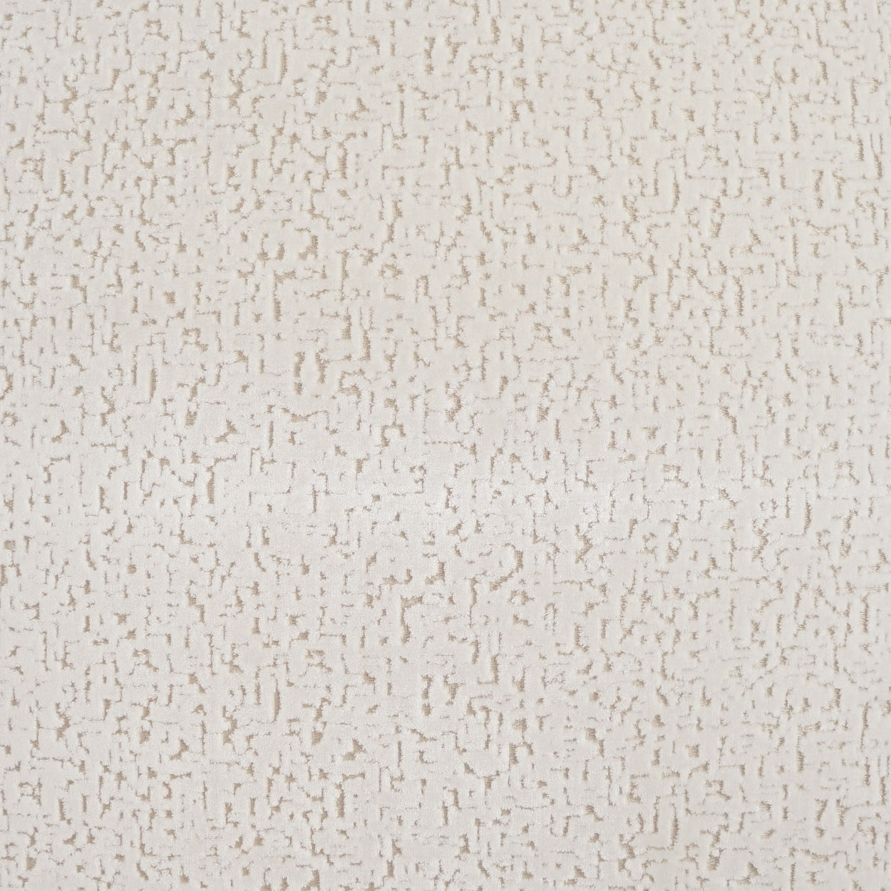 Beige cream crackle-textured fabric with a subtle raised pattern; soft woven upholstery look.