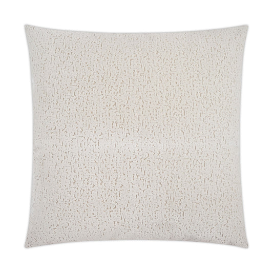 D.V. KAP HOME   24" x 24" Othello Pillow - Vanilla Solid, Textured    - 3377-V-2424