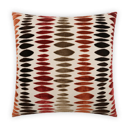 D.V. KAP HOME   24" x 24" Prospero Pillow - Berry Transitional, Abstract    - 3378-B-2424