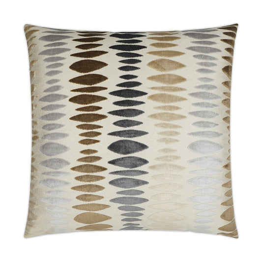 D.V. KAP HOME   24" x 24" Prospero Pillow - Charcoal Transitional, Abstract    - 3378-C-2424