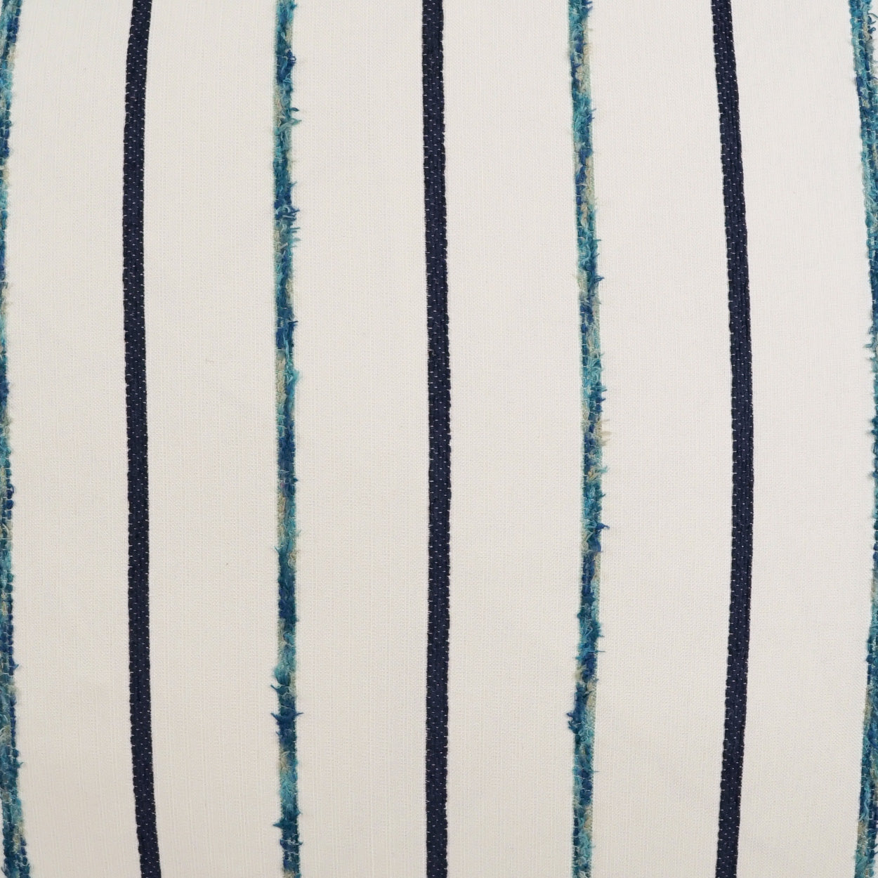 D.V. KAP HOME 3379-L-YARD Azaria Fabric - Lapis Farmhouse, Textured, Transitional, Global, Stripes  Turquoise,Teal, Blue   - Azaria