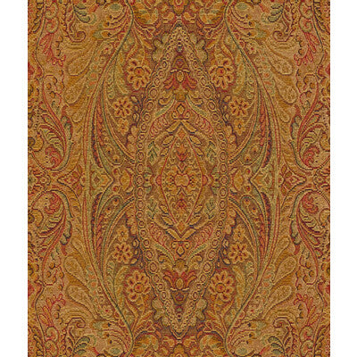 KRAVET BASICS CHENILLE  GOLD,GREEN,RUST   - 33798.324.0