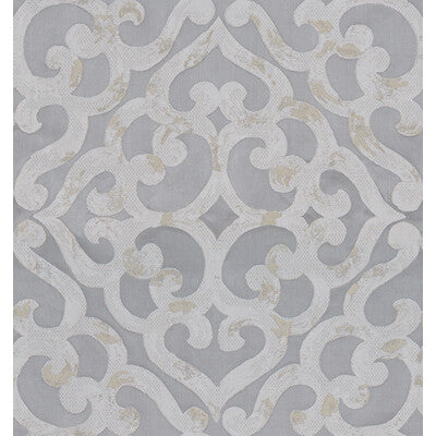 KRAVET DESIGN  LATTICE/SCROLLWORK TAUPE,SILVER,   - 33799.106.0