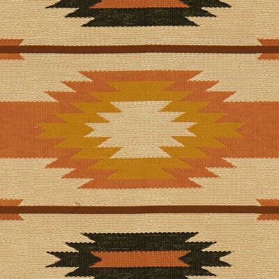 KRAVET DESIGN  IKAT/SOUTHWEST/KILIMS BEIGE,BLACK,ORANGE   - 33812.812.0