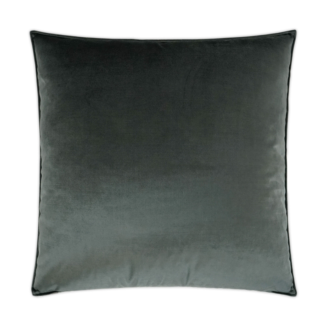 D.V. KAP HOME   24" x 24" Iridescence Pillow - Graphite Solid    - 3383-G-2424