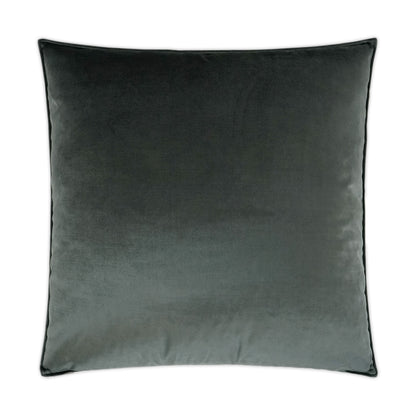 D.V. KAP HOME   24" x 24" Iridescence Pillow - Graphite Solid    - 3383-G-2424