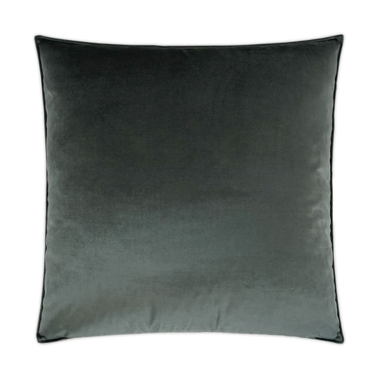D.V. KAP HOME   24" x 24" Iridescence Pillow - Graphite Solid    - 3383-G-2424