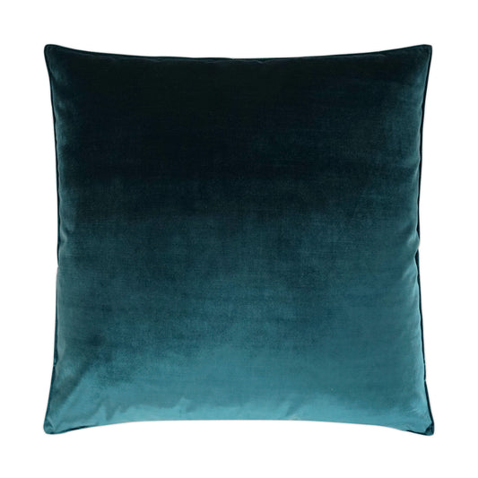D.V. KAP HOME   24" x 24" Iridescence Pillow - Peacock Solid    - 3383-P-2424