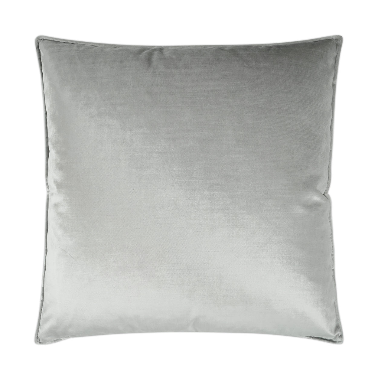 D.V. KAP HOME   24" x 24" Iridescence Pillow - Silver Solid    - 3383-S-2424