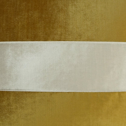 D.V. KAP HOME   24" x 24" Iridescence Band Pillow - Citron Band / Ribbon    - 3384-C-2424