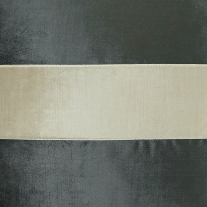 D.V. KAP HOME   24" x 24" Iridescence Band Pillow - Graphite Band / Ribbon    - 3384-G-2424