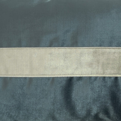 D.V. KAP HOME   14" x 24" Iridescence Band Lumbar Pillow - Baltic Band / Ribbon    - 3385-B-1424