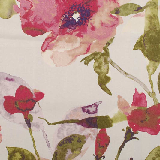 Duralee 42351 | 638-Raspberry/G  Print     - 338847