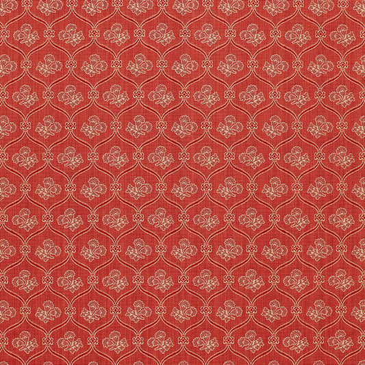 SCHUMACHER  CHROMA ASHLEY LATTICE PATTERN WOVENS PATTERN WOVENS CORAL   - 3390043