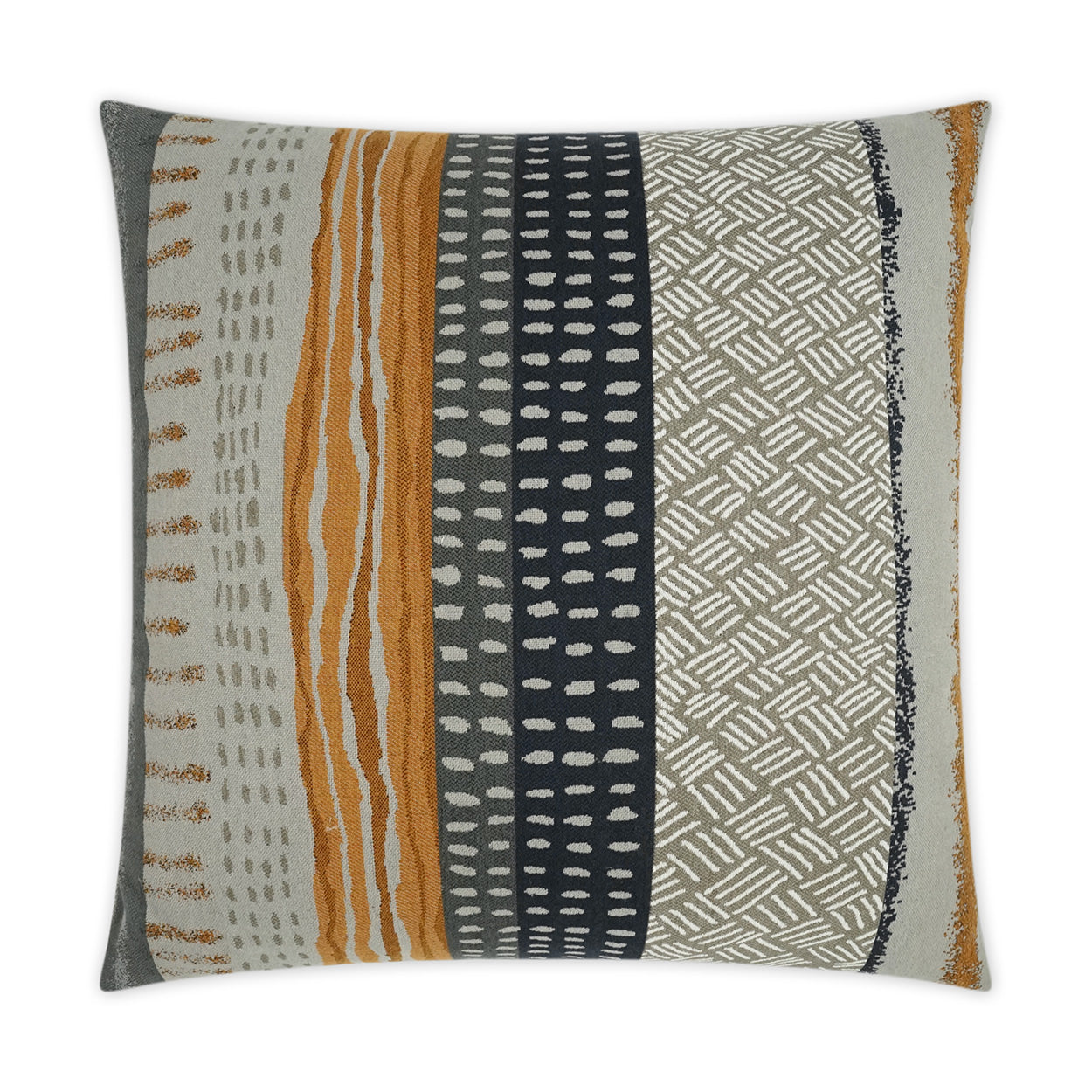 D.V. KAP HOME   24" x 24" Tracks Pillow Western Chic, Abstract, Global    - 3393-2424