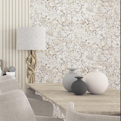 GALERIE WALLCOVERINGS Eden    Silver - Grey   - EN3395114