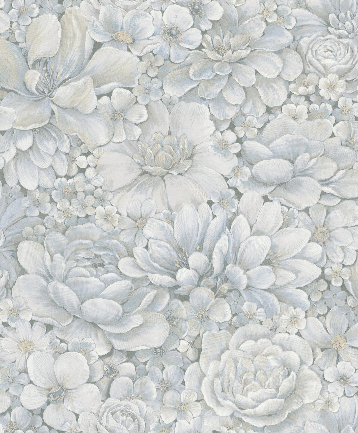GALERIE WALLCOVERINGS Eden    Silver - Grey   - EN3395314