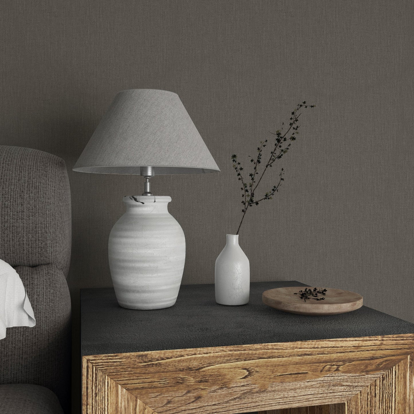 GALERIE WALLCOVERINGS Eden    Silver - Grey   - EN3396714